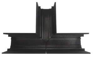 Czarny łącznik mechaniczny i giętki T do szyn magnetycznych natynkowych Oxyled Multiline 899472 Typ B