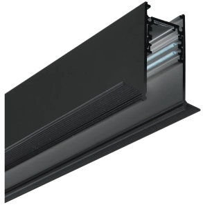 Czarna szyna magnetyczna podtynkowa Oxyled Multiline 899298 Typ D 2M płyta GK pojedyncza 9,5 mm lub 12,5 mm