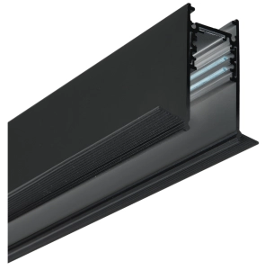 Czarna podtynkowa szyna magnetyczna 3M Oxyled 899311 Typ D płyta GK pojedyncza 9,5 mm lub 12,5 mm