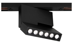 Czarny reflektor na szynę magnetyczną Oxyled Multiline 893555 Dots Spot LED 12W 1200LM 4000K CRI90 30stopni