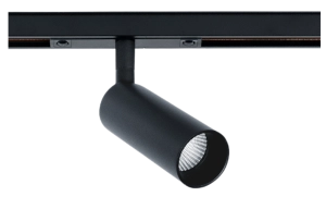 Czarny reflektor na szynoprzewód magnetyczny Multiline Oxyled 405227 S40 LV S 9,2W 3000K 33stopnie Dali nóżka 31mm