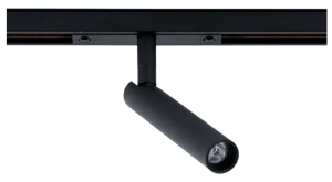Czarny smukły reflektor na szynę magnetyczną Multiline Oxyled 899939 Lugo LV S 7W 4000K 24stopnie Dali nóżka 24mm