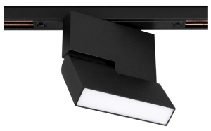 Czarny regulowany prostokątny reflektor na szynę magnetyczną Multiline Oxyled 896907 Stripe Spot 12W 3000K 120stopni Dali 11,5cm