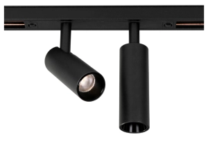 Czarny reflektor podwójny na szynę magnetyczną Dali Multiline Oxyled 896266 Mini Spot Due LED 2x7W 4000K 60stopni