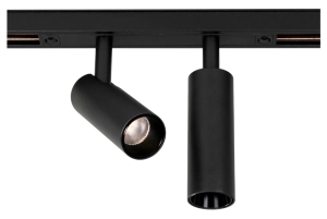 Czarny podwójny reflektor na szynoprzewód magnetyczny Multiline Oxyled 896242 Mini Spot Due 2x7W 2x545LM 3000K 60stopni Dali