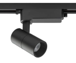 Czarny reflektor na szynę 1-fazową Nowodvorski 10385 Tinos LED 7W 4000K 36stopni