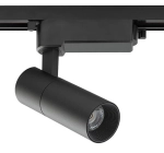 Czarny reflektor na szynę 1-fazową Nowodvorski 10382 Tinos LED 10W 3000K 36stopni