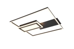 Lampa sufitowa geometryczna smukłe prostokąty czarny mat RL R67862932 Spiro LED 32W 2700 - 6500K