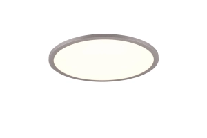 Lampa sufitowa plafon okrągły tytanowy Trio Lighting 641710287 Yuma LED 20W+3W 3000-6500K 40cm