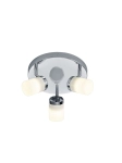 Lampa sufitowa klasyczne reflektory regulowane IP44 chrom Trio Lighting 880430306 Angelo 3xGU10