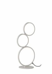 Lampa stołowa trzy pierścienie ułożone w stos Trio Lighting 522610331 RONDO LED 17W 3000K