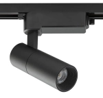 Czarny reflektor na szynę 1-fazową Nowodvorski 10384 Tinos LED 30W 3000K 36stopni
