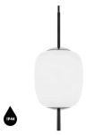 Czarna sufitowa lampa wisząca z podwyższoną szczelnością IP44 do łazienki UMMO EM0122PS0 EPLI MINI
