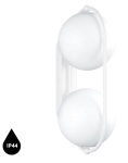 Biała lampa ścienna / kinkiet z podwyższoną szczelnością IP44 do łazienki UMMO KOE110S0 KOBAN E