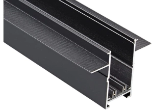 Czarny szynoprzewód magnetyczny podtynkowy 230V 2m Azzardo AZ5171 Beta Gips2