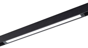 Czarny podłużny reflektor na szynoprzewód magnetyczny 230V Azzardo AZ5191 Beta Saga 18W 3000K 41cm