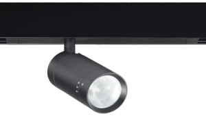 Czarny reflektor tuba na szynę magnetyczną 230V Azzardo AZ5199 Beta Optica 10W 3000K 24stopnie
