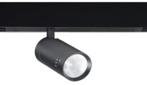 Czarny reflektor tuba na szynę magnetyczną 230V Azzardo AZ5198 Beta Optica 10W 3000K 15-38stopni