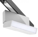 Biała lampa 11,5cm na szynoprzewód magnetyczny Alfa Azzardo AZ4626 Milky LED 12W 3000K 900LM