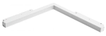 Biała lampa pionowa narożna 30x30cm na szynoprzewód magnetyczny Alfa Azzardo AZ4620 Saga LED 24W 4000K 1300LM