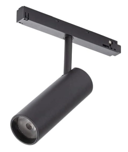 Czarny reflektor na szynę magnetyczną LVM Nowodvorski 10656 Spot LED 9W 4000K 30stopni