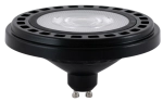 Czarna żarówka LED ES111 Loonari (Oxyled) Essential PerfectColor 891896 GU10 15W 1200lm CRI90 4000K 40stopni