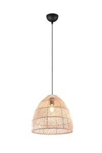 Lampa wisząca w stylu boho living z kloszem z plecionego rattanu RL R31131036 Rike 1xE27 35cm