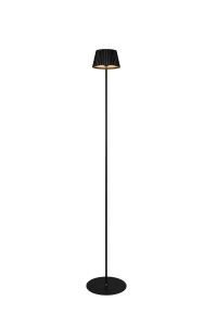 Akumulatorowa lampa podłogowa wysoka do salonu i ogrodu IP44 czarna RL R47706132 Suarez LED 1.5W 3000K