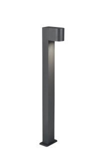 Słupek ogrodowy lampa zewnętrzna aluminiowa antracyt Trio Lighting 404260142 Roya 1xGU10 100cm