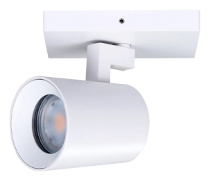 Biała oprawa sufitowa/kinkiet z reflektorem GU10 Loonari (Oxyled) Crosti Daime 455330