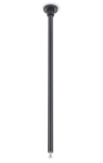 Czarny zestaw 25cm do zawieszenia szyny 3-fazowej  Trio 703232 Duoline
