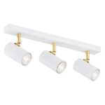 Lampa sufitowa punktowa spot Argon 1475 Lagos 3xGU10 44cm biały mosiądz