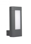 Popielata zewnętrzna lampa ścienna kinkiet elewacyjny SU-MA GL15404 Evo LED 8W 4000K IP54