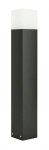 Czarny słupek oświetleniowy SU-MA CB-MAX 700 BL Cube Max E27 IP44 70cm