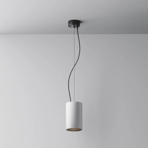 Pojedyncza biała lampa wisząca walec 9,5cm x 15,5cm Maytoni P089PL-25W3K-W Efir LED 25W 3000k CRI90 38stopni
