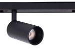 Czarny reflektor na szynoprzewód magnetyczny Loonari MiniLine 706312 Spot S LED 6W 4000K CRI90 50 stopni Tubka 7cm x 3,4cm