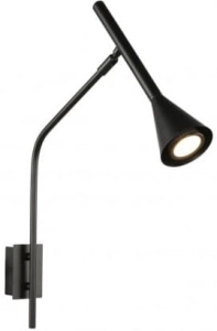 Kinkiet lampa ścienna punktowa aluminiowa czarna Azzardo AZ5624 Cygnus Wall BK 1xGU10