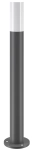 Grafitowy zewnętrzny cylindryczny słupek oświetleniowy Maytoni O418FL-01GR1 Willis E27 IP54 80cm