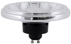 Ściemniana srebrna żarówka LED ES111 Loonari (Oxyled) Essential PerfectColor 892541 GU10 12W 750lm CRI90 4000K 30stopni