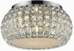 Kryształowa okrągła lampa plafon sufitowy glamour Azzardo AZ0695 Sophia 6xE14 52cm