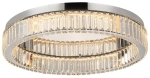 Lampa sufitowa plafon kryształowy chrom Azzardo AZ5785 Spark Top 60 Dimm LED 48W 3000K 60cm