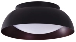 Czarny okrągły nowoczesny plafon sufitowy ledowy Azzardo AZ3146 Lenox LED 40W 3000K 60cm