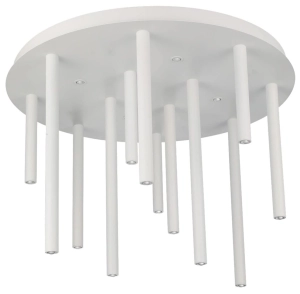 Lampa sufitowa plafon wielopunktowy biały Azzardo AZ5755 Ilios 12 Top 3-step Dimm LED 64W 3000K
