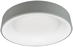Szary okrągły plafon sufitowy ledowy Azzardo AZ2725 Sovana LED 50W 2700K 55cm