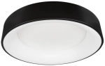 Czarny okrągły plafon sufitowy ledowy Azzardo AZ2726 Sovana LED 50W 2700K 55cm