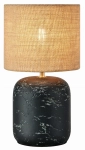 Lampa stołowa z betonową podstawą i jutowym abażurem MarkSlojd 108683 Montagna E14 32cm