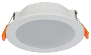 Biała okrągła wodoodporna lampa podtynkowa oczko Nowodvorski 8781 CL Kos LED 8W 4000K IP44 12cm