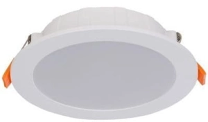 Biała okrągła wodoszczelna lampa podtynkowa oczko Nowodvorski 8778 CL Kos LED 10W 4000K IP44 15cm