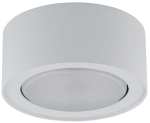 Biała mała okrągła lampka sufitowa podszafkowa Nowodvorski 8202 Flea GX53 4,5cm x 10cm