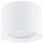 Biała lampa sufitowa punktowa walec do łazienki Nowodvorski 10483 Bol White GX53 IP54 8,5cm x 6,5cm